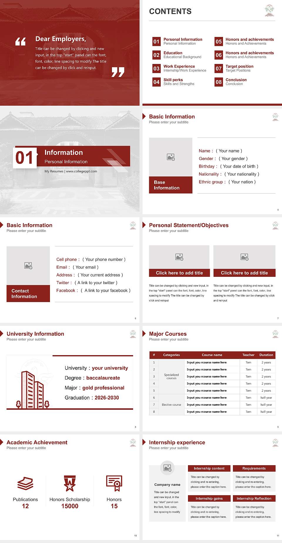 Thunchath Ezhuthachan Malayalam University Resume PPT Template4:3 ratio PPT effect preview image2