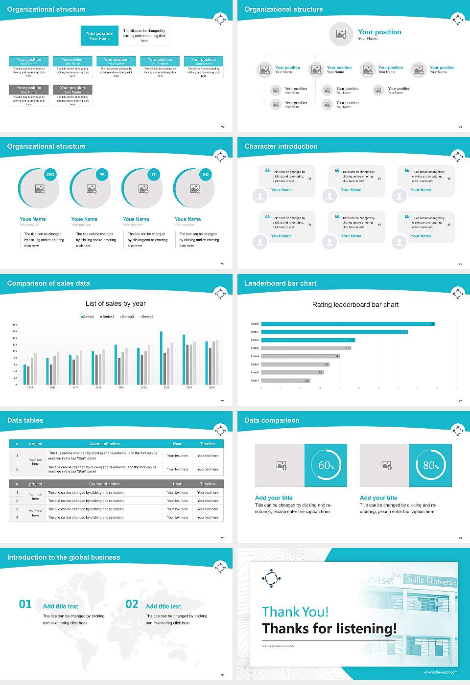 Team Lease Skills University Academic Presentation/Research Findings Report PPT Template16:9 ratio PPT effect preview image4