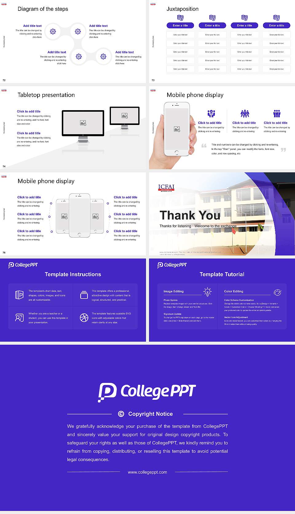 The Institute of Chartered Financial Analysts of India University (Meghalaya) Competition/Entrepreneurship Contest PPT Template16:9 ratio PPT effect preview image9