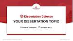 Thapar Institute of Engineering & Technology Graduation Thesis Defense PPT Template