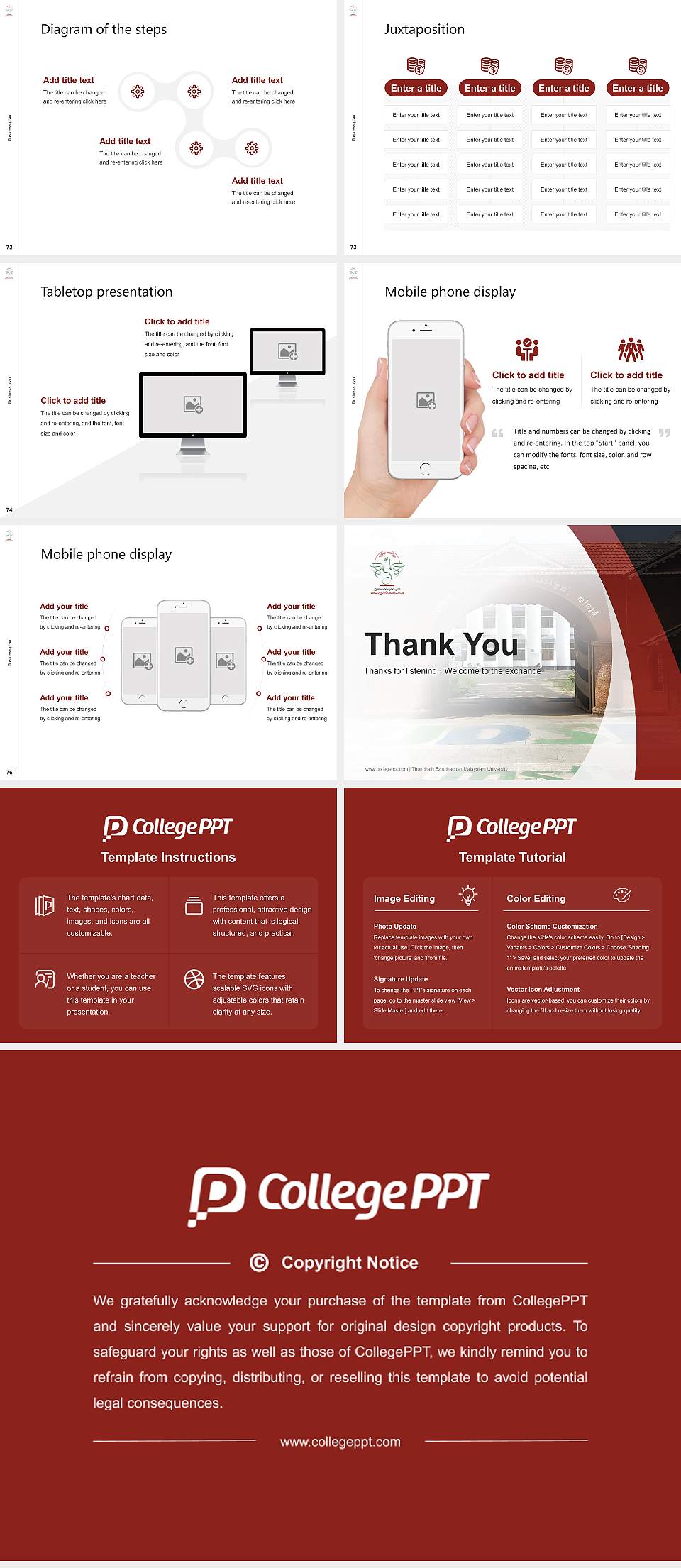 Thunchath Ezhuthachan Malayalam University Competition/Entrepreneurship Contest PPT Template4:3 ratio PPT effect preview image9