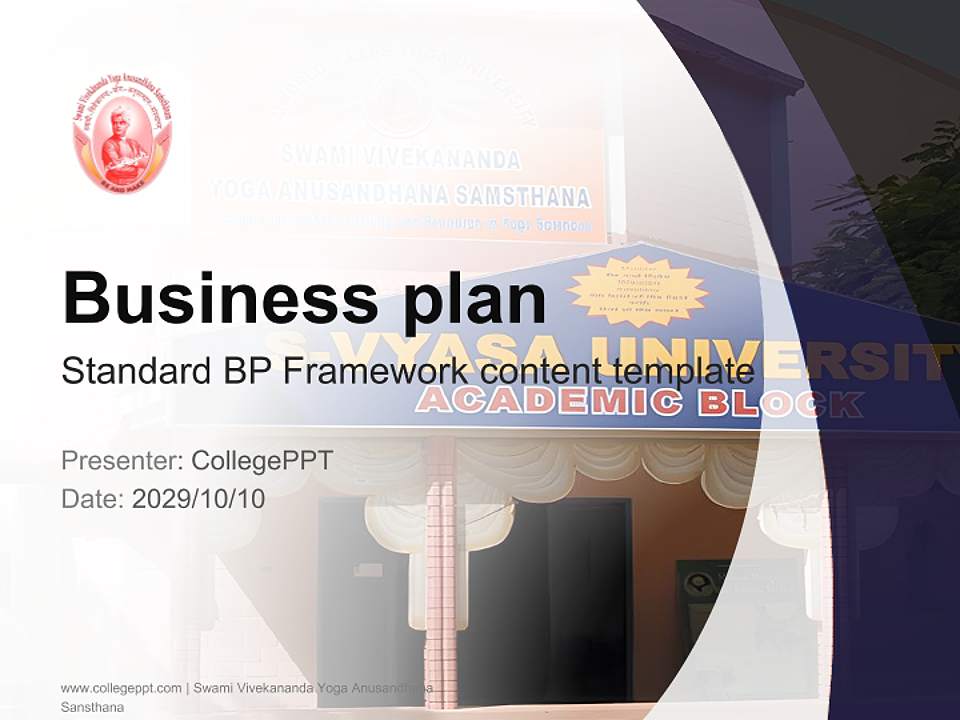 Swami Vivekananda Yoga Anusandhana Sansthana Competition/Entrepreneurship Contest PPT Template4:3 ratio PPT effect preview image9