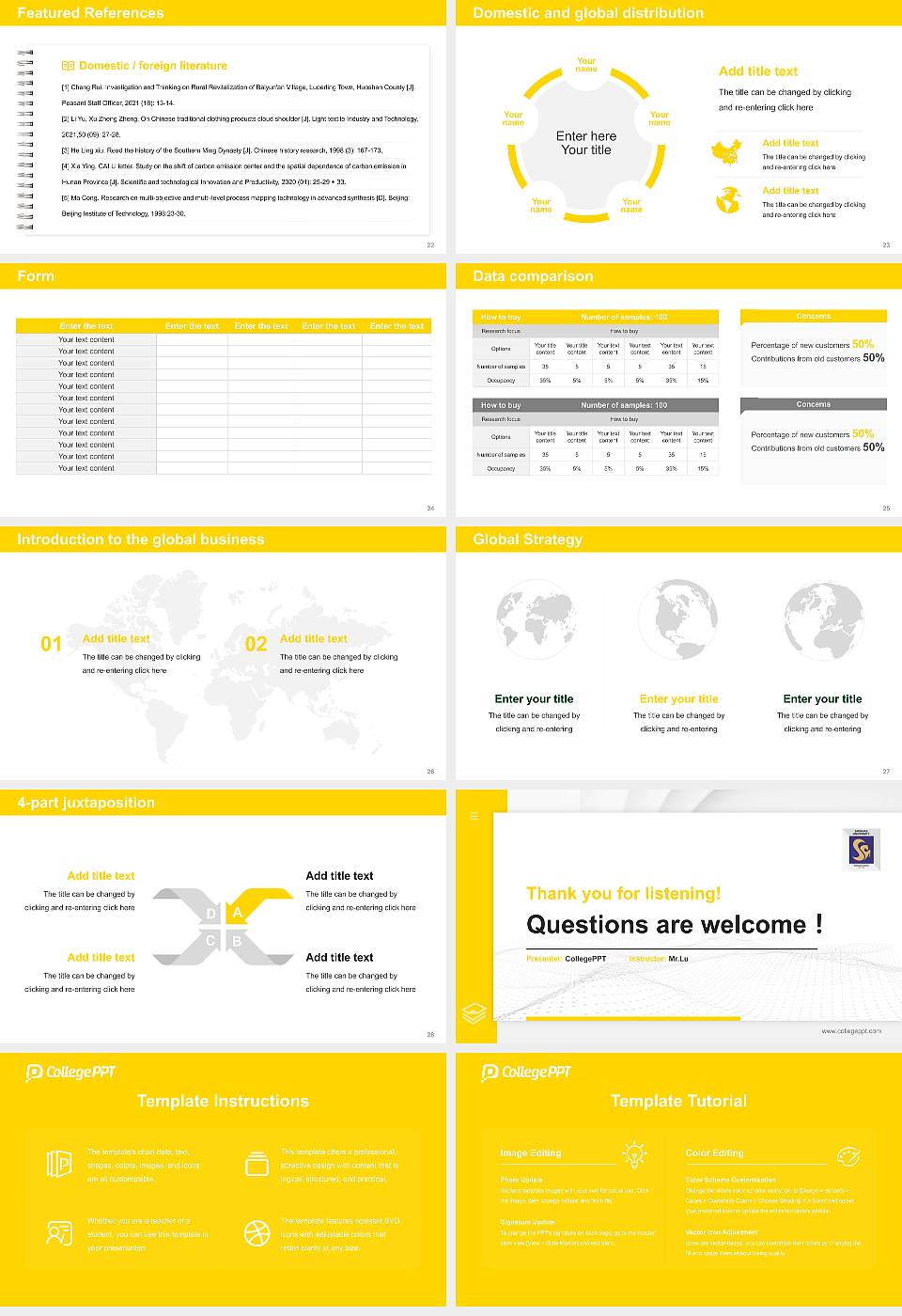 Srinivas University Thesis Proposal/Graduation Defense PPT Template16:9 ratio PPT effect preview image4