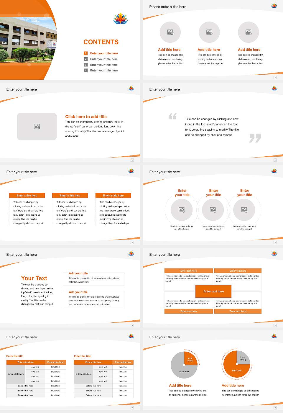 Swarnim Startup & Innovation University Course/Courseware Creation PPT Template16:9 ratio PPT effect preview image2