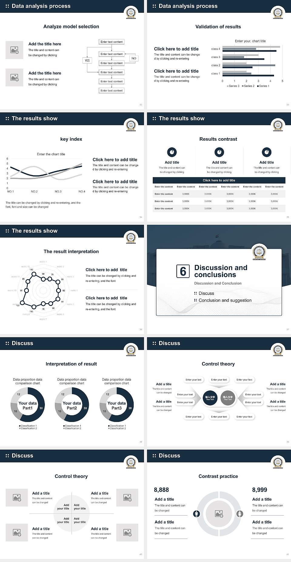 Rajiv Gandhi National University of Law Graduation Thesis Defense PPT Template4:3 ratio PPT effect preview image5