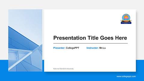 National Sanskrit University General PPT Template