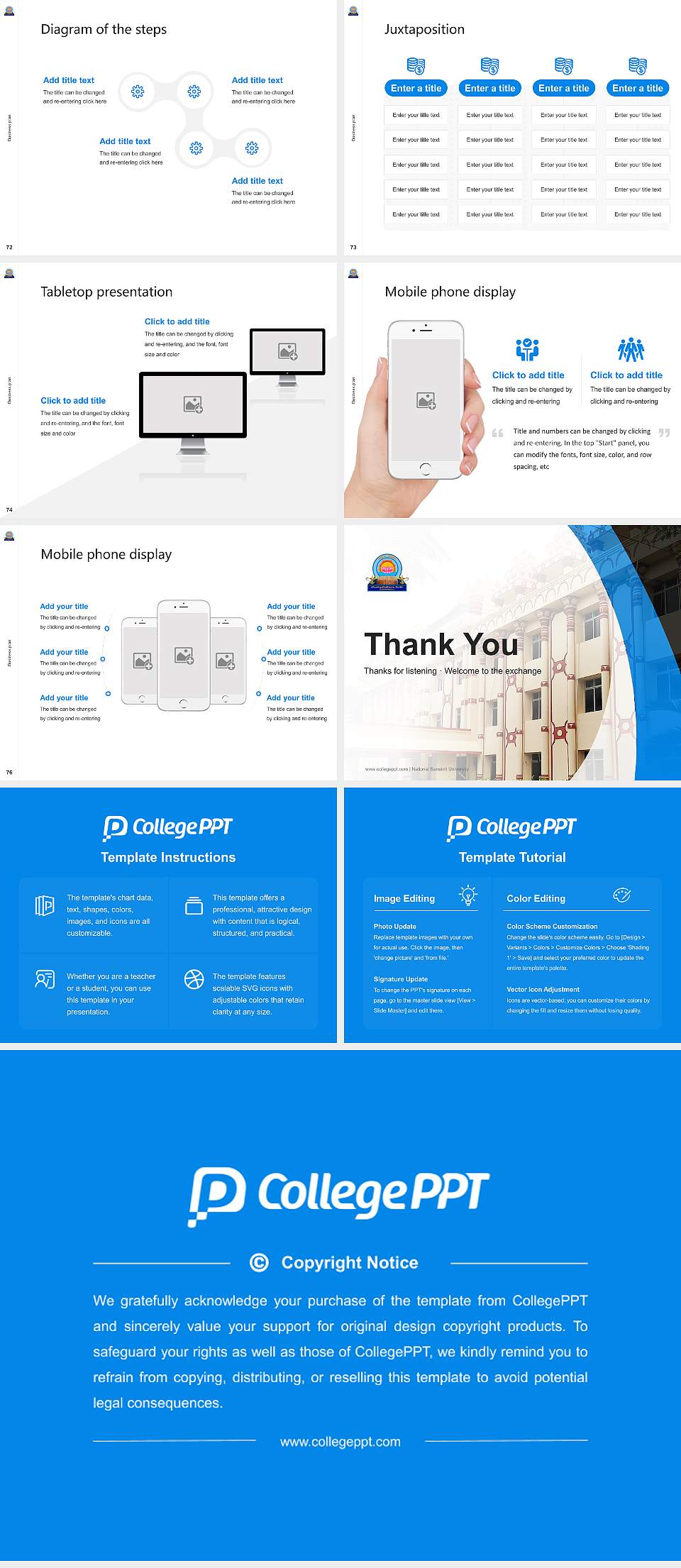 National Sanskrit University Competition/Entrepreneurship Contest PPT Template4:3 ratio PPT effect preview image9