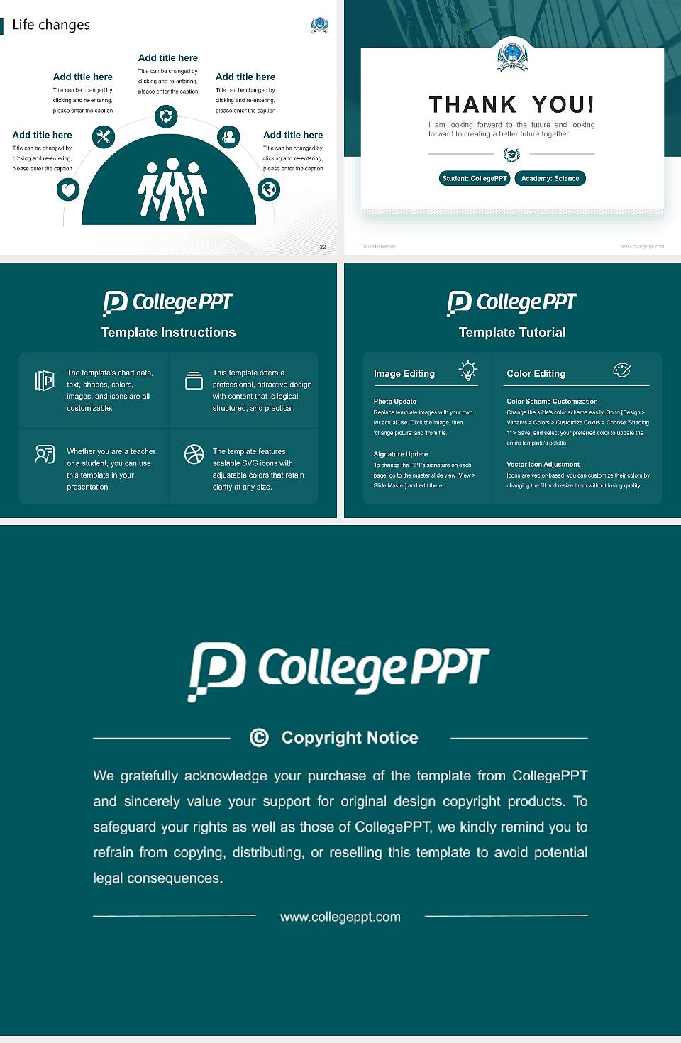 Tantia University National Scholarship Defense PPT Template4:3 ratio PPT effect preview image4