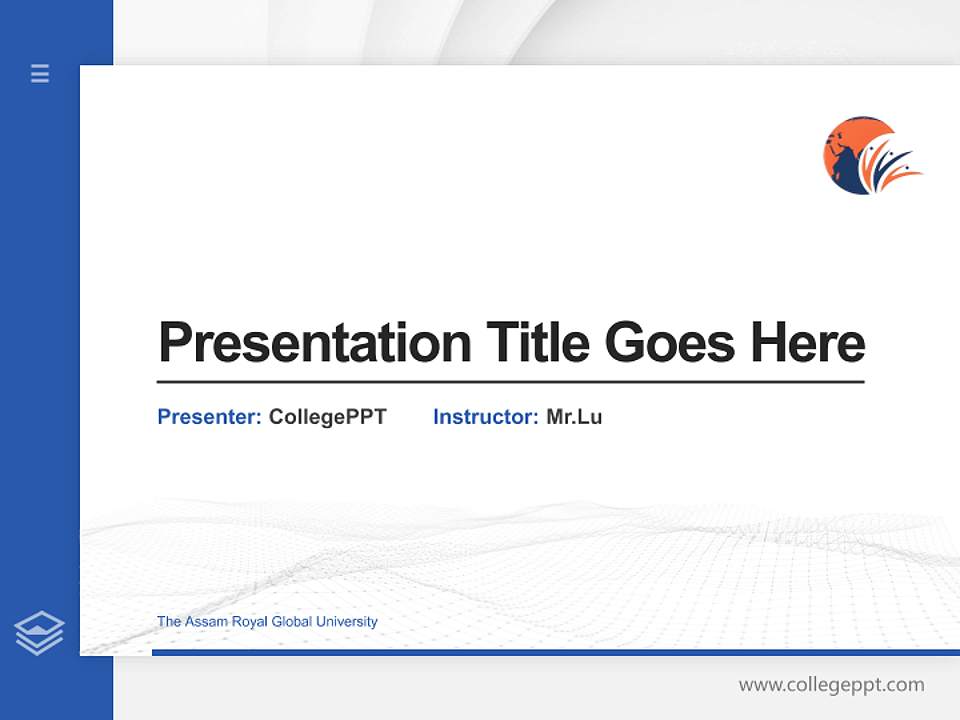 The Assam Royal Global University Thesis Proposal/Graduation Defense PPT Template4:3 ratio PPT effect preview image5