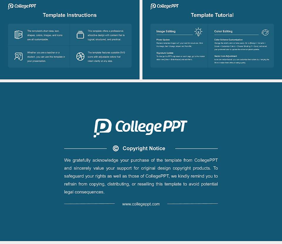 The Global Open University Academic Presentation/Research Findings Report PPT Template16:9 ratio PPT effect preview image5