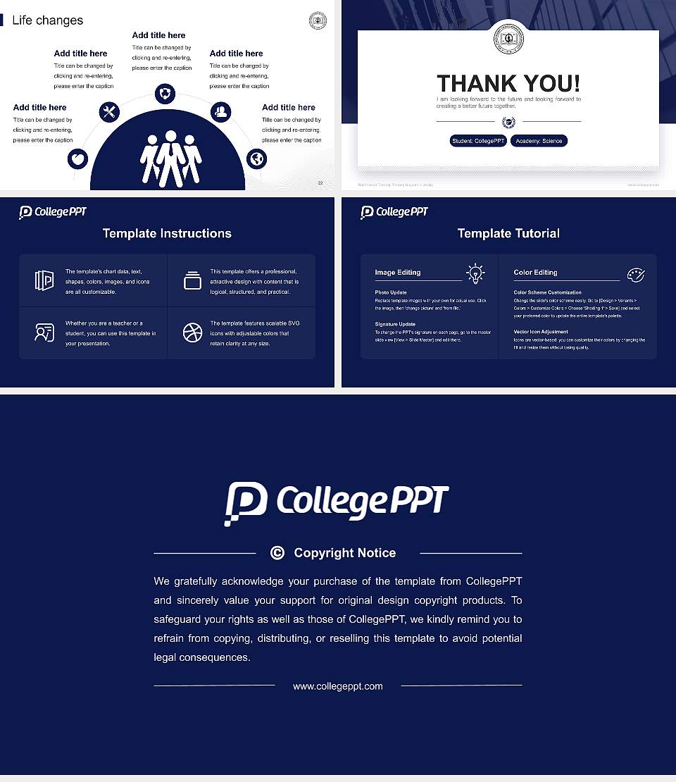 Rashtrasant Tukadoji Maharaj Nagpur University National Scholarship Defense PPT Template16:9 ratio PPT effect preview image4
