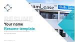 Team Lease Skills University이력서PPT 템플릿