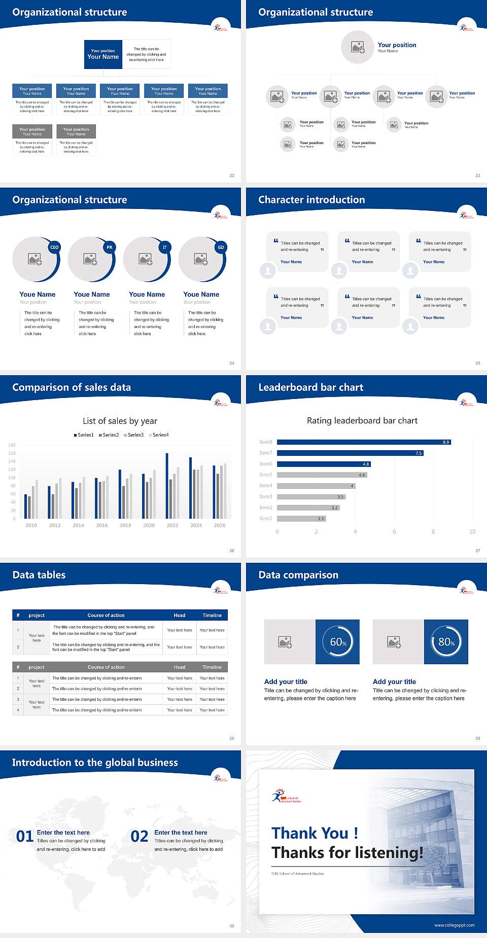 TERI School of Advanced Studies Academic Presentation/Research Findings Report PPT Template4:3 ratio PPT effect preview image4