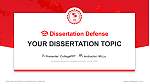 Symbiosis University of Applied Sciences Graduation Thesis Defense PPT Template