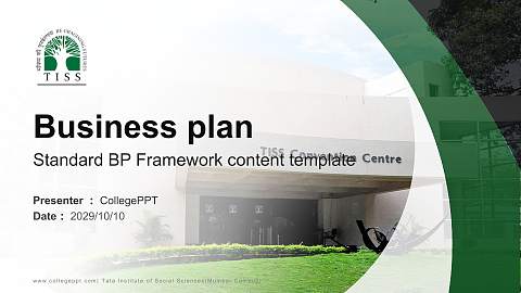 Tata Institute of Social Sciences(Mumbai Campus) Competition/Entrepreneurship Contest PPT Template