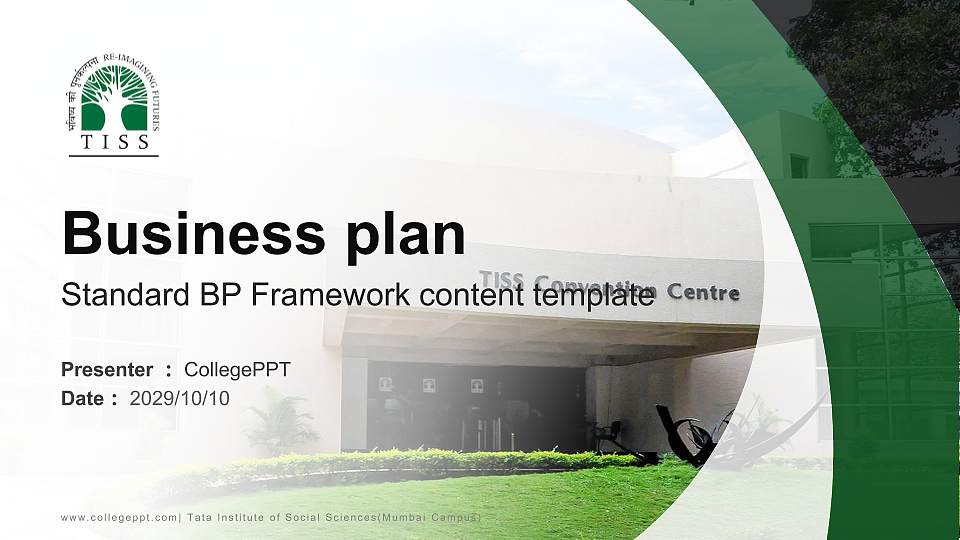 Tata Institute of Social Sciences(Mumbai Campus) Competition/Entrepreneurship Contest PPT Template16:9 ratio PPT effect preview image