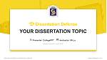 Srinivas University Disputation Powerpoint Vorlage