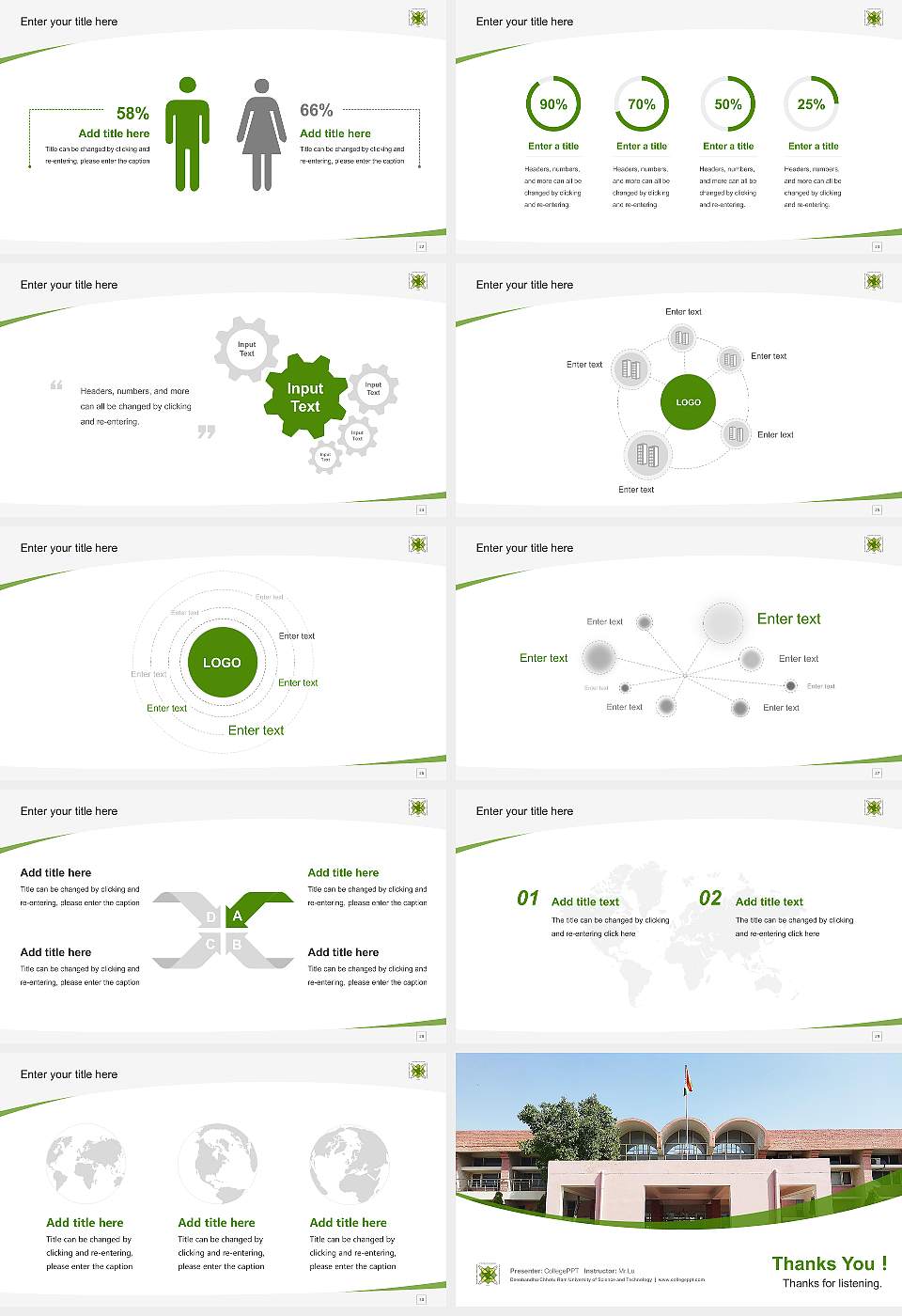 Deenbandhu Chhotu Ram University of Science and Technology Course/Courseware Creation PPT Template16:9 ratio PPT effect preview image4