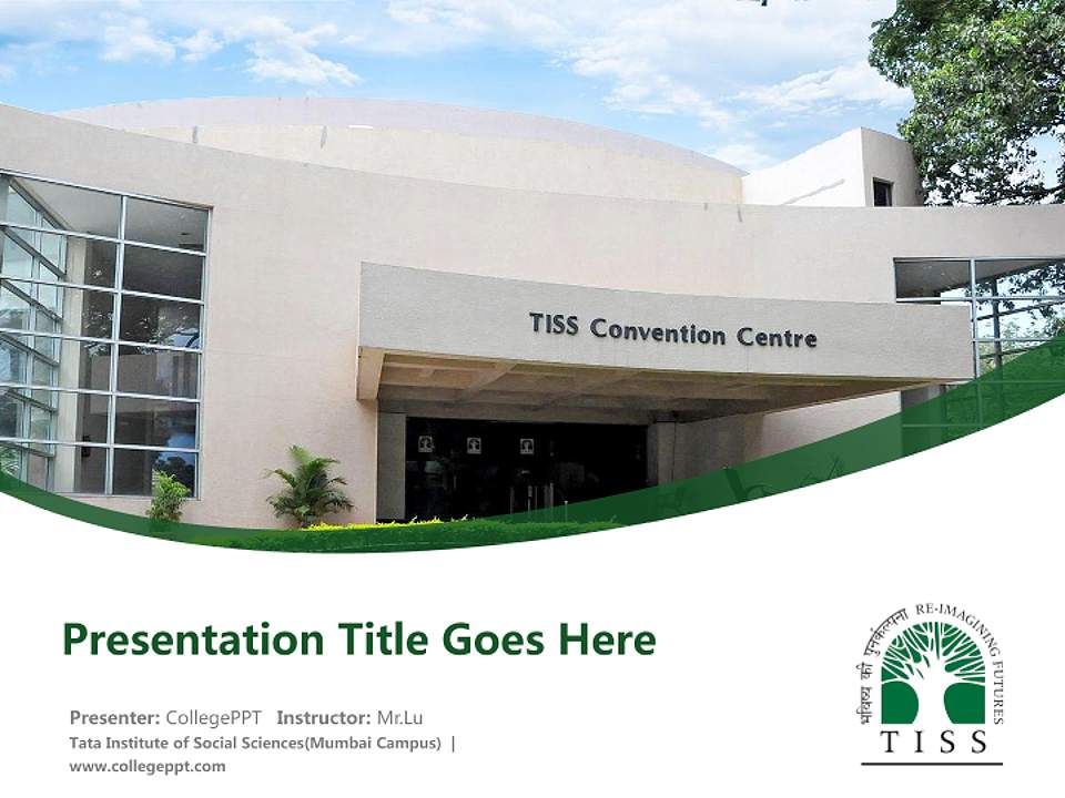 Tata Institute of Social Sciences(Mumbai Campus) Course/Courseware Creation PPT Template4:3 ratio PPT effect preview image5