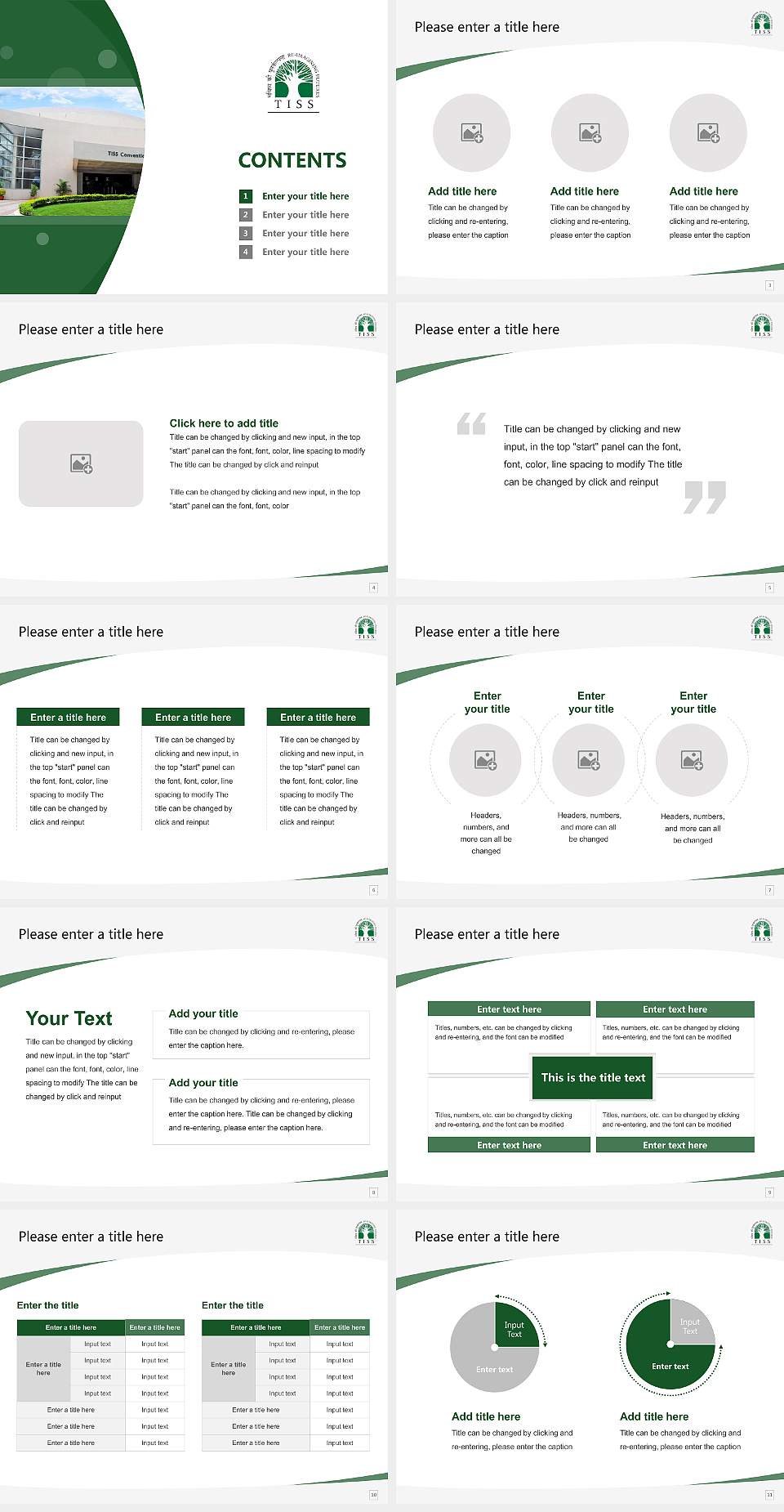 Tata Institute of Social Sciences(Mumbai Campus) Course/Courseware Creation PPT Template4:3 ratio PPT effect preview image2