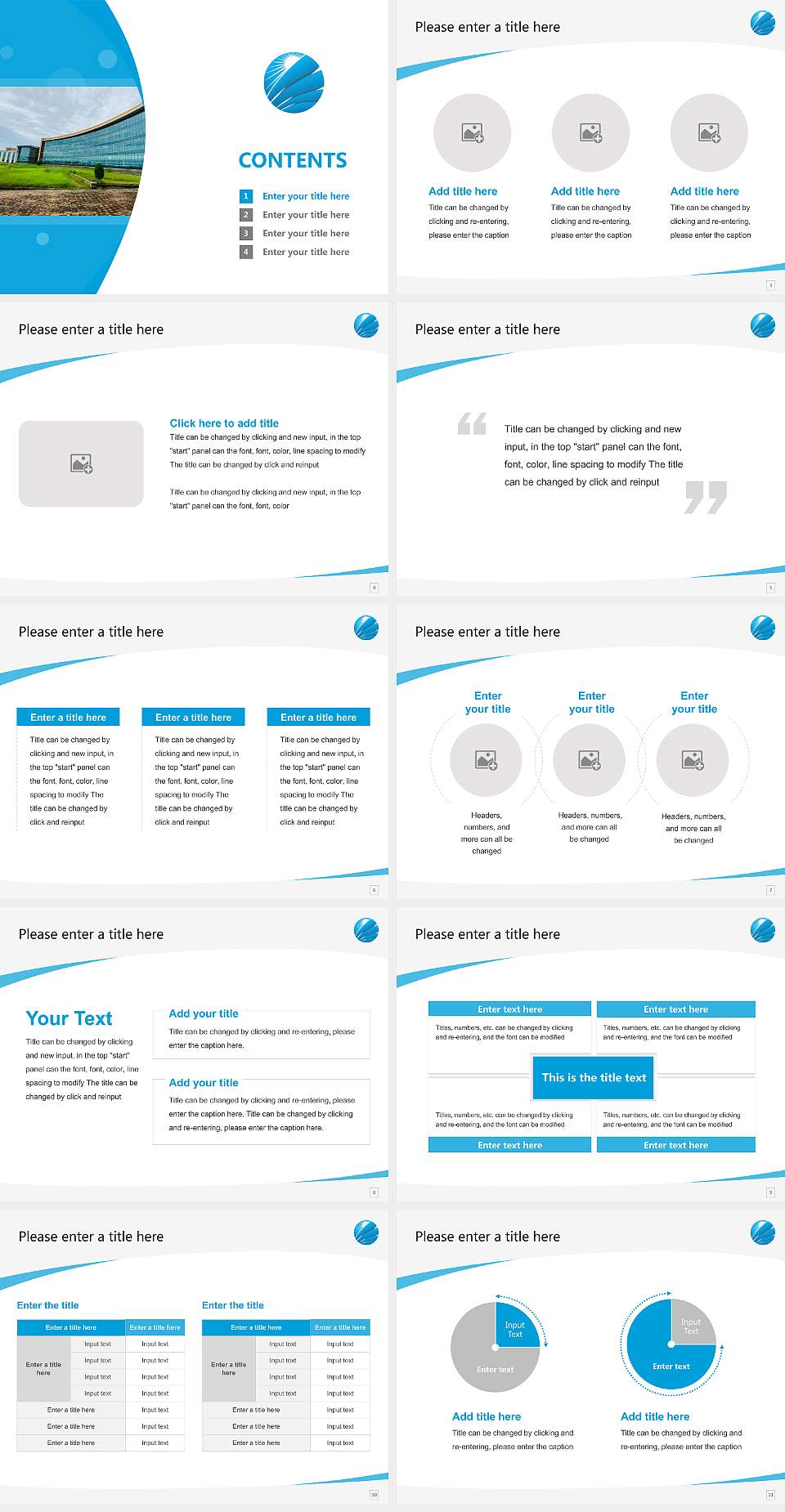 The Glocal University Course/Courseware Creation PPT Template4:3 ratio PPT effect preview image2