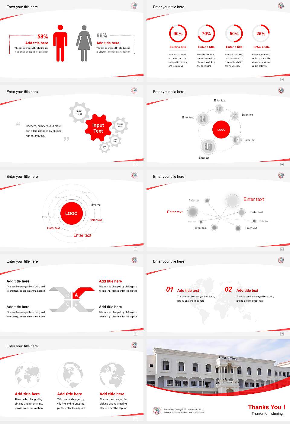 College of Engineering Roorkee Course/Courseware Creation PPT Template16:9 ratio PPT effect preview image4