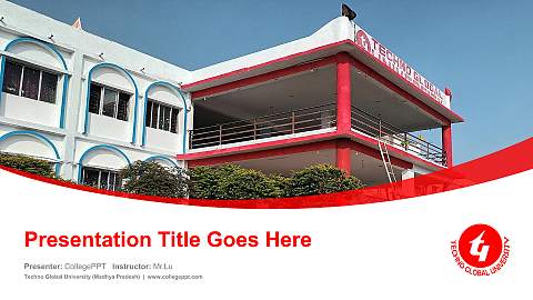 Techno Global University (Madhya Pradesh) Course/Courseware Creation PPT Template