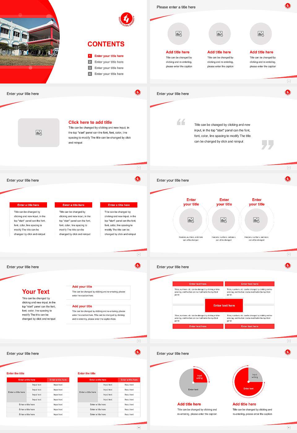 Techno Global University (Madhya Pradesh) Course/Courseware Creation PPT Template16:9 ratio PPT effect preview image2