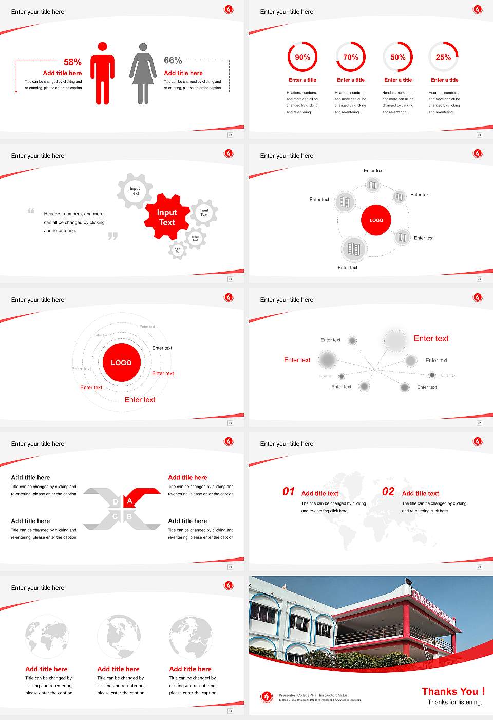 Techno Global University (Madhya Pradesh) Course/Courseware Creation PPT Template16:9 ratio PPT effect preview image4