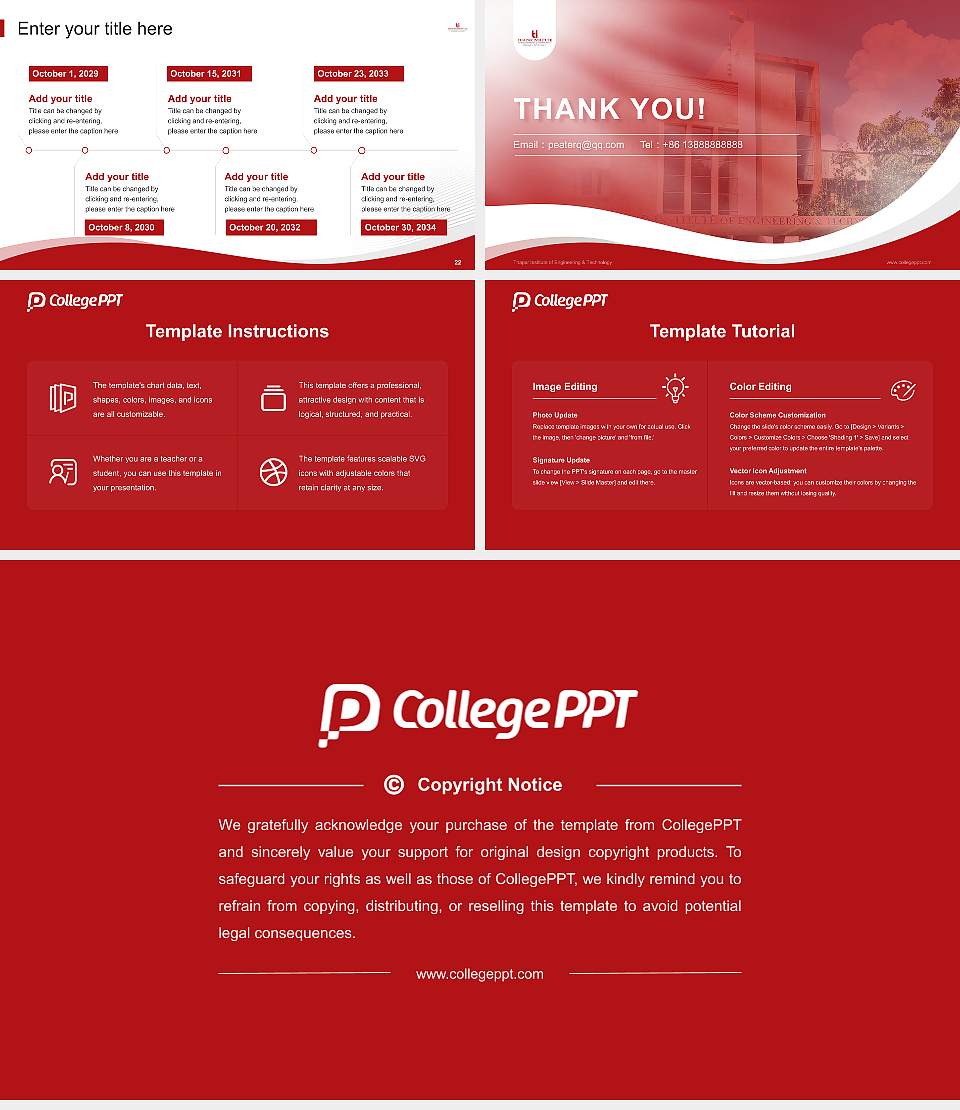 Thapar Institute of Engineering & Technology Lecture Sharing and Networking Event PPT Template16:9 ratio PPT effect preview image4