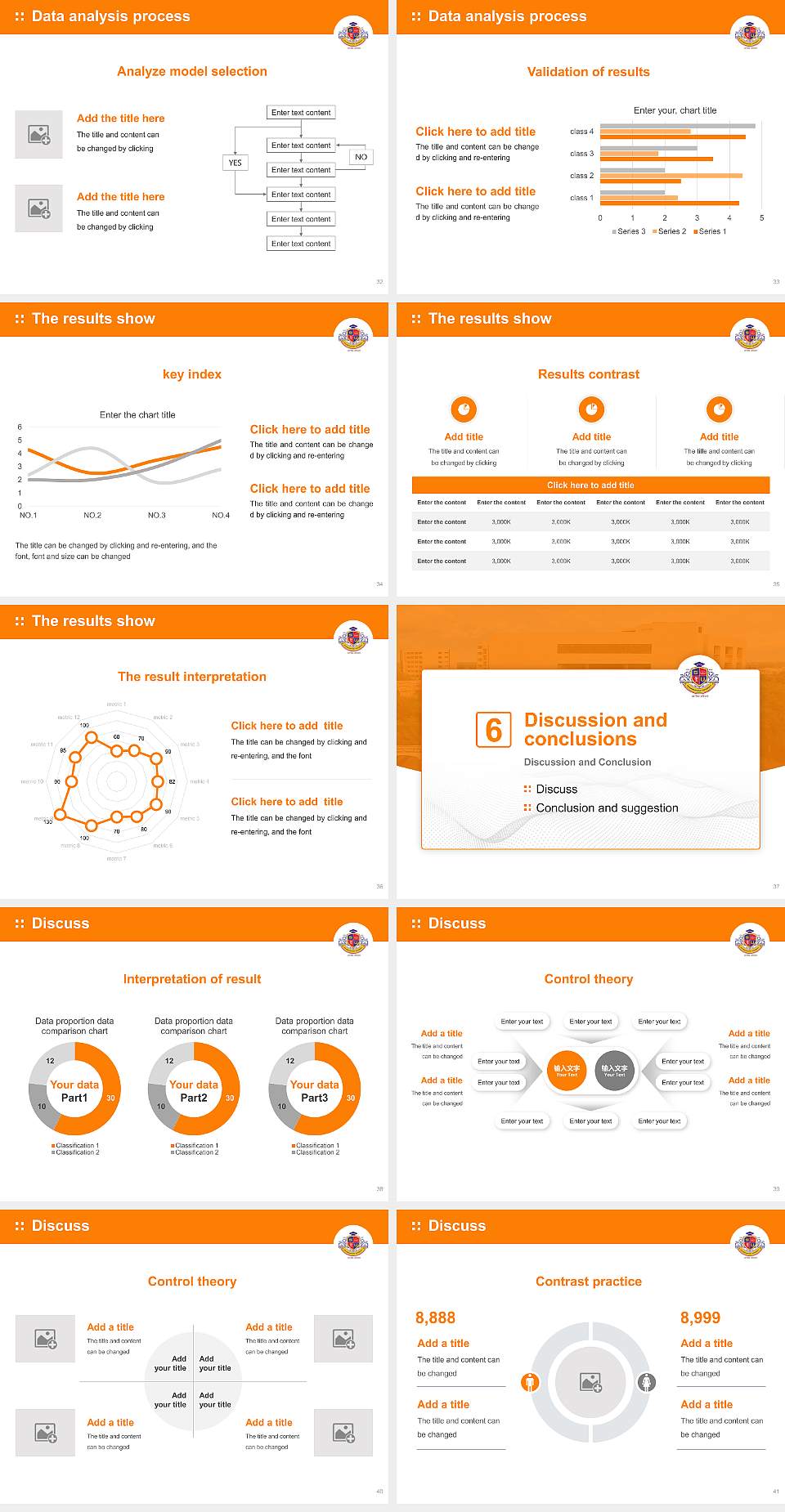 Swaminarayan University Graduation Thesis Defense PPT Template4:3 ratio PPT effect preview image5