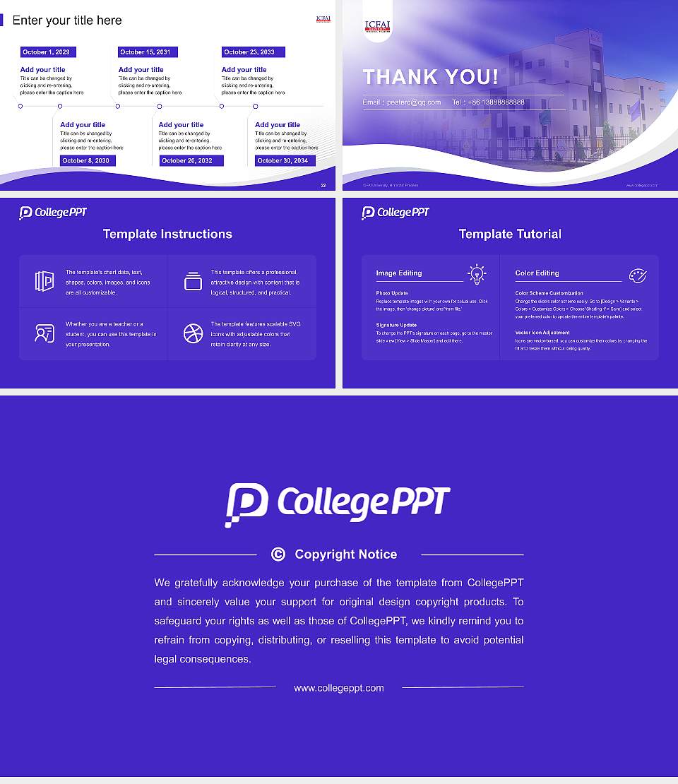 ICFAI University, Himachal Pradesh Lecture Sharing and Networking Event PPT Template16:9 ratio PPT effect preview image4