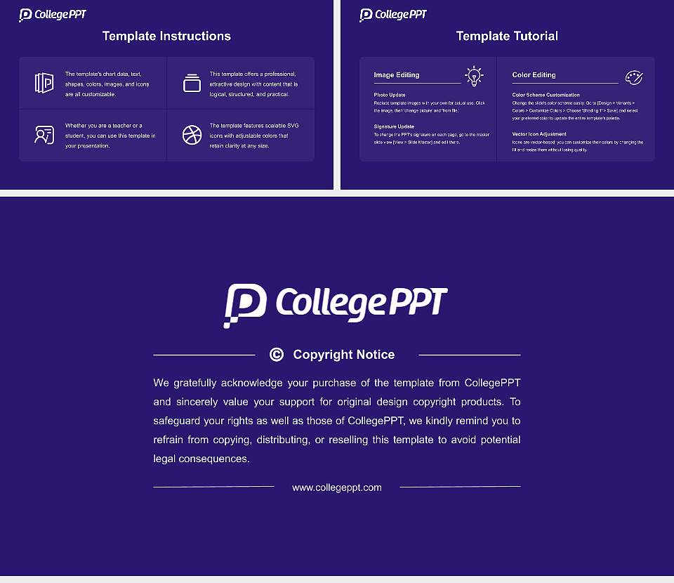 UKA Tarsadia University Course/Courseware Creation PPT Template16:9 ratio PPT effect preview image5