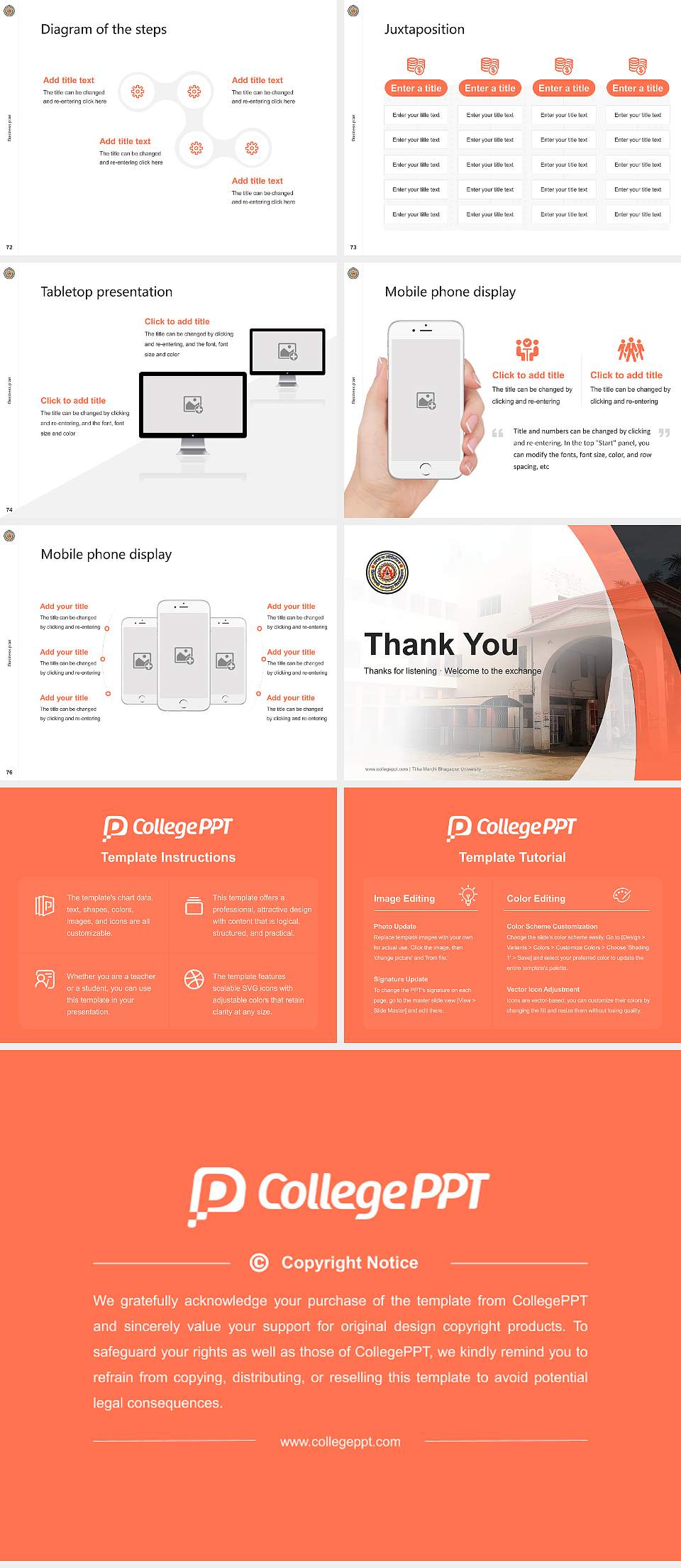 Tilka Manjhi Bhagalpur University Competition/Entrepreneurship Contest PPT Template4:3 ratio PPT effect preview image9