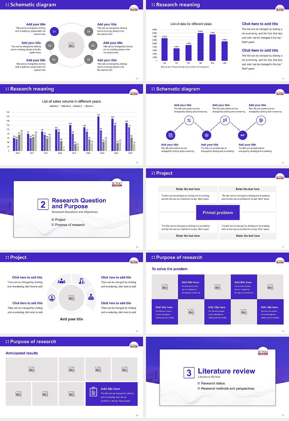 ICFAI University, Himachal Pradesh Graduation Thesis Defense PPT Template16:9 ratio PPT effect preview image3