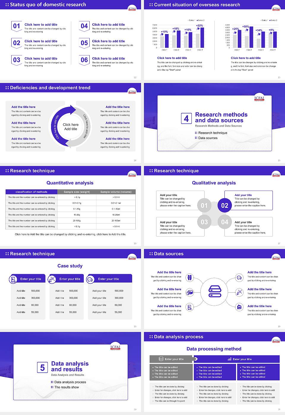 ICFAI University, Himachal Pradesh Graduation Thesis Defense PPT Template16:9 ratio PPT effect preview image4