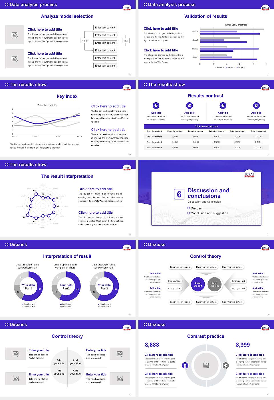 ICFAI University, Himachal Pradesh Graduation Thesis Defense PPT Template16:9 ratio PPT effect preview image5