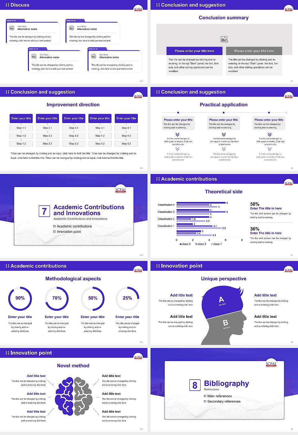 ICFAI University, Himachal Pradesh Graduation Thesis Defense PPT Template16:9 ratio PPT effect preview image6