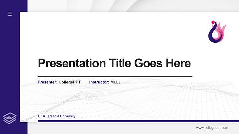 UKA Tarsadia University Thesis Proposal/Graduation Defense PPT Template