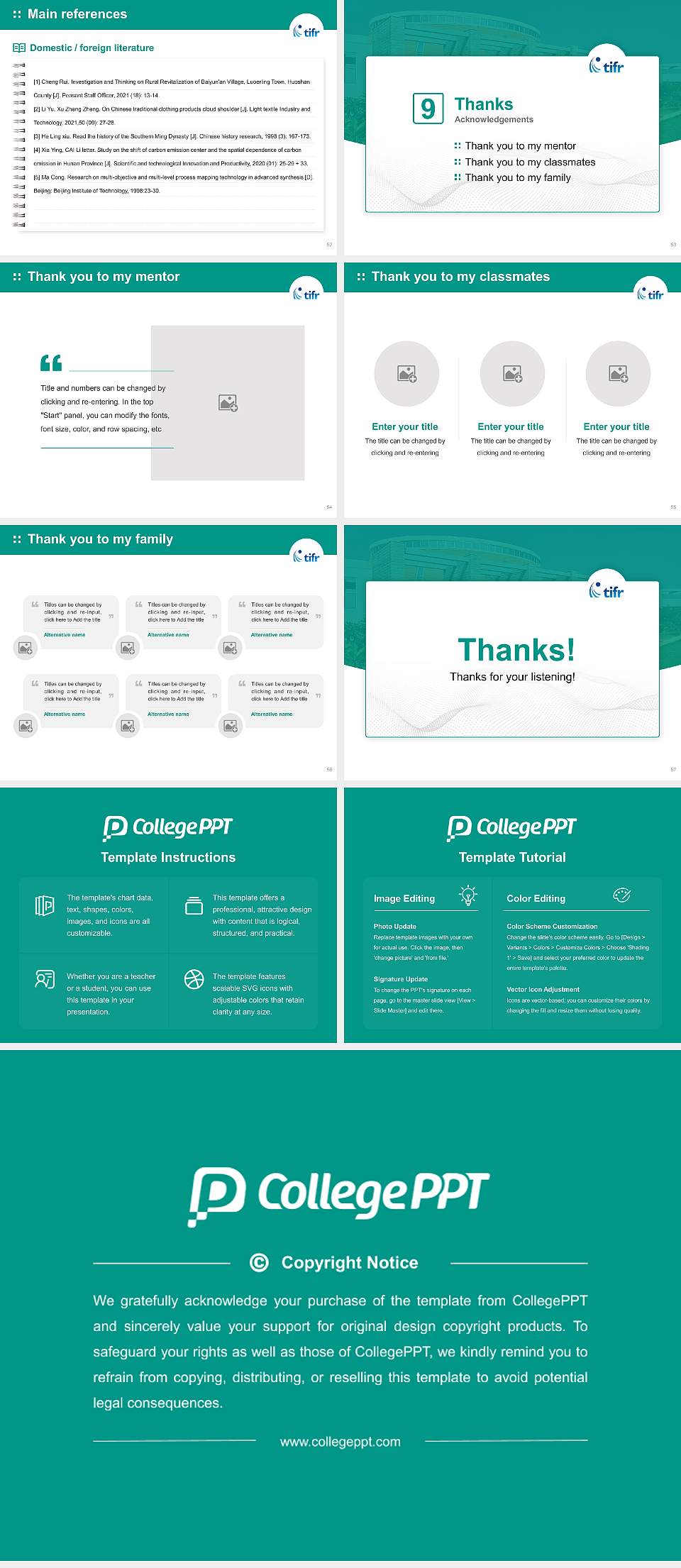 Tata Institute of Fundamental Research Graduation Thesis Defense PPT Template4:3 ratio PPT effect preview image7