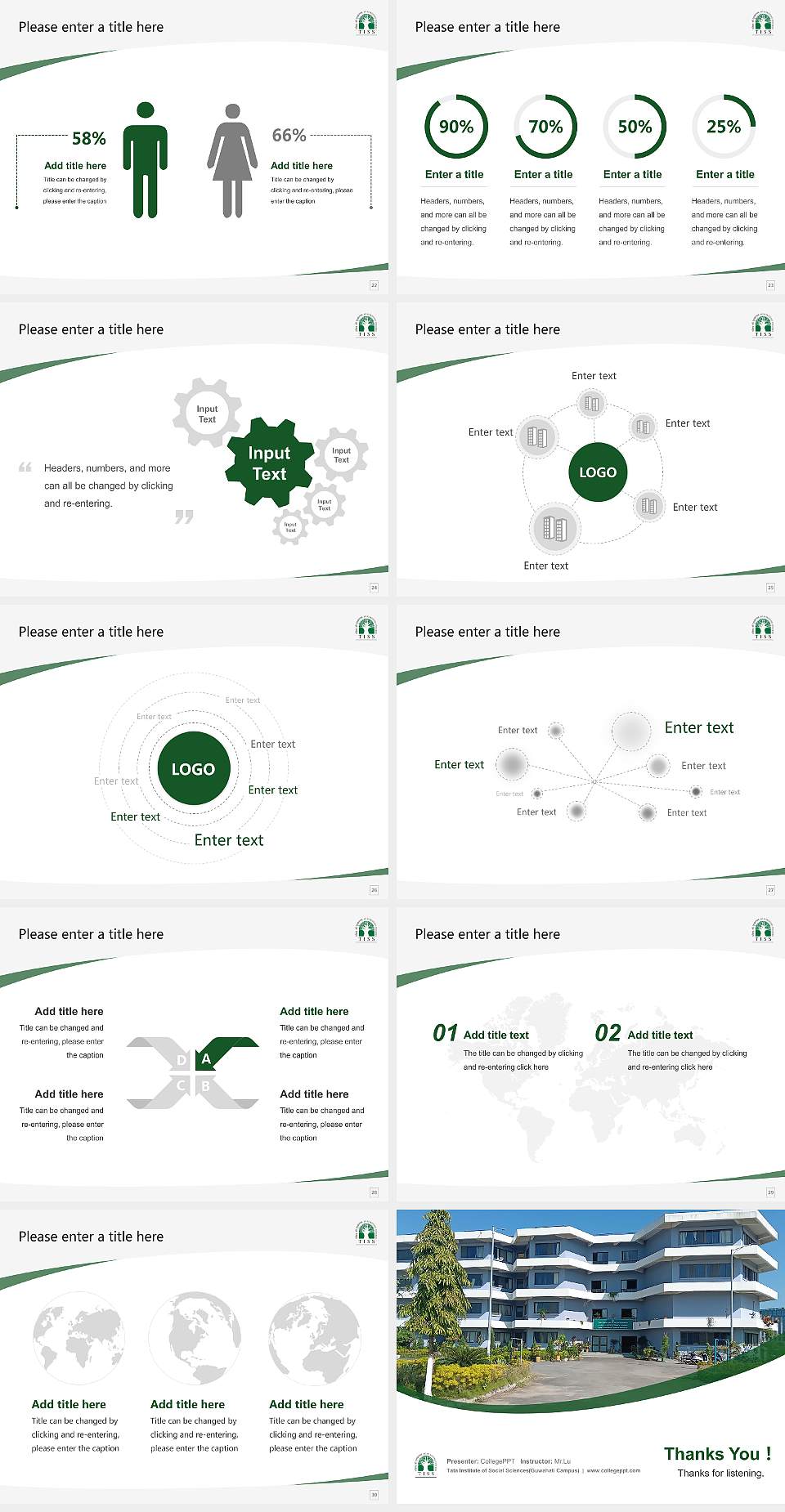 Tata Institute of Social Sciences(Guwahati Campus) Course/Courseware Creation PPT Template4:3 ratio PPT effect preview image4