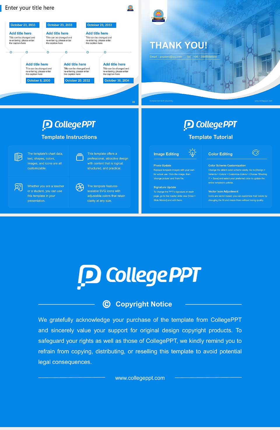 National Sanskrit University Lecture Sharing and Networking Event PPT Template4:3 ratio PPT effect preview image4