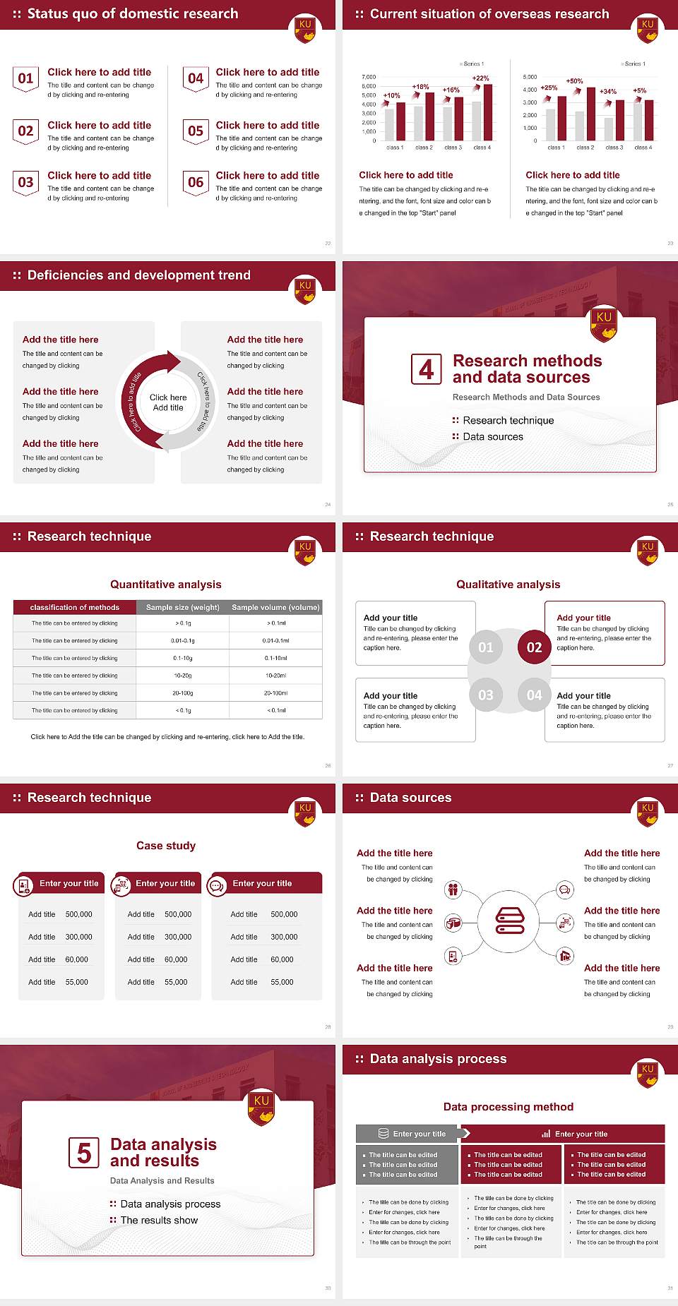 The Assam Kaziranga University Graduation Thesis Defense PPT Template4:3 ratio PPT effect preview image4