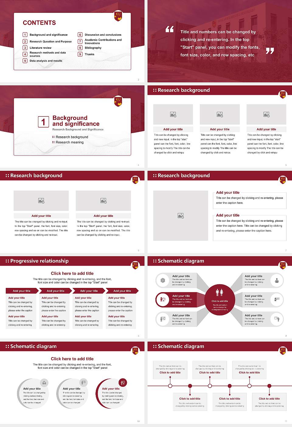 The Assam Kaziranga University Graduation Thesis Defense PPT Template16:9 ratio PPT effect preview image2