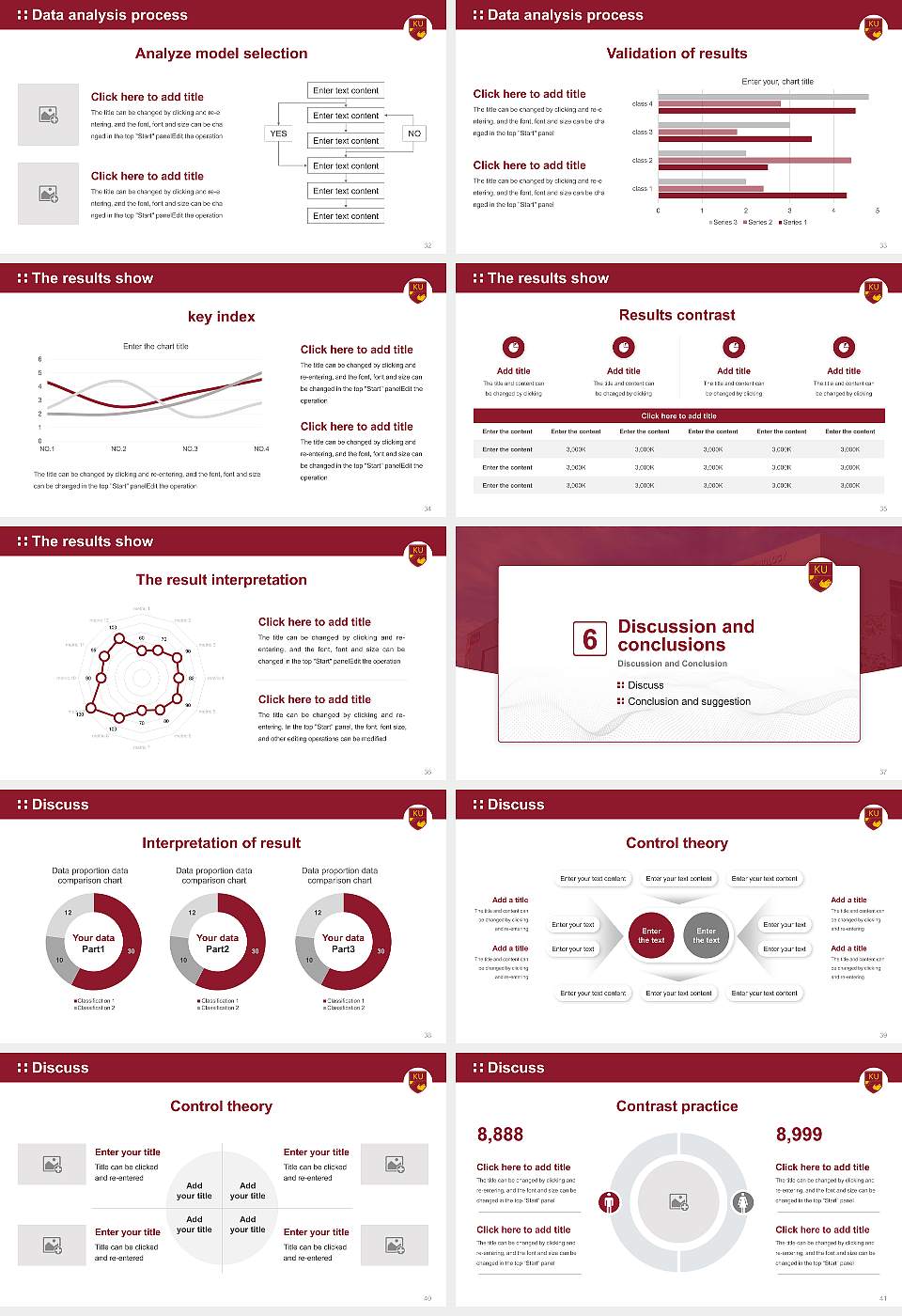 The Assam Kaziranga University Graduation Thesis Defense PPT Template16:9 ratio PPT effect preview image5