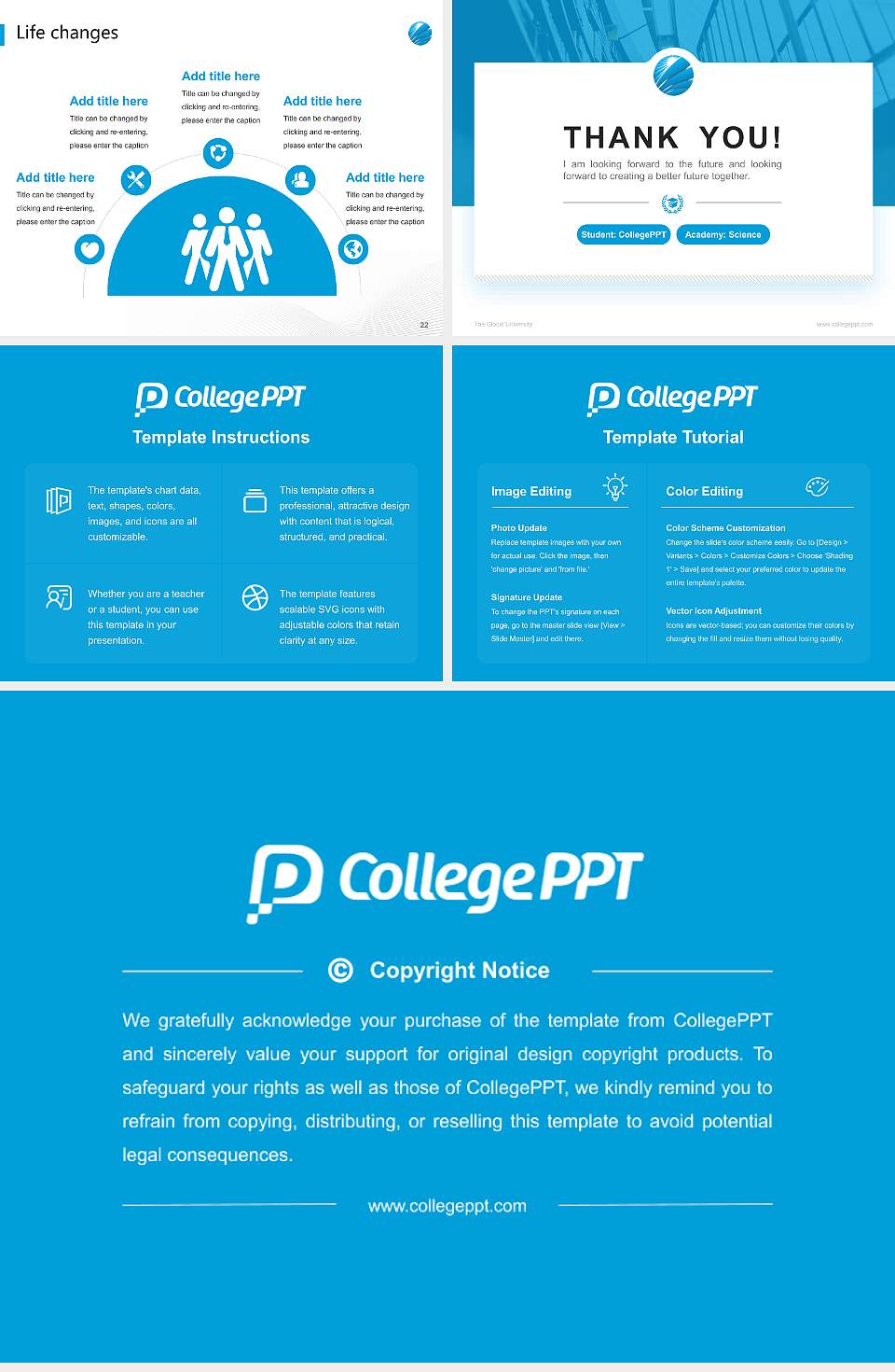 The Glocal University National Scholarship Defense PPT Template4:3 ratio PPT effect preview image4