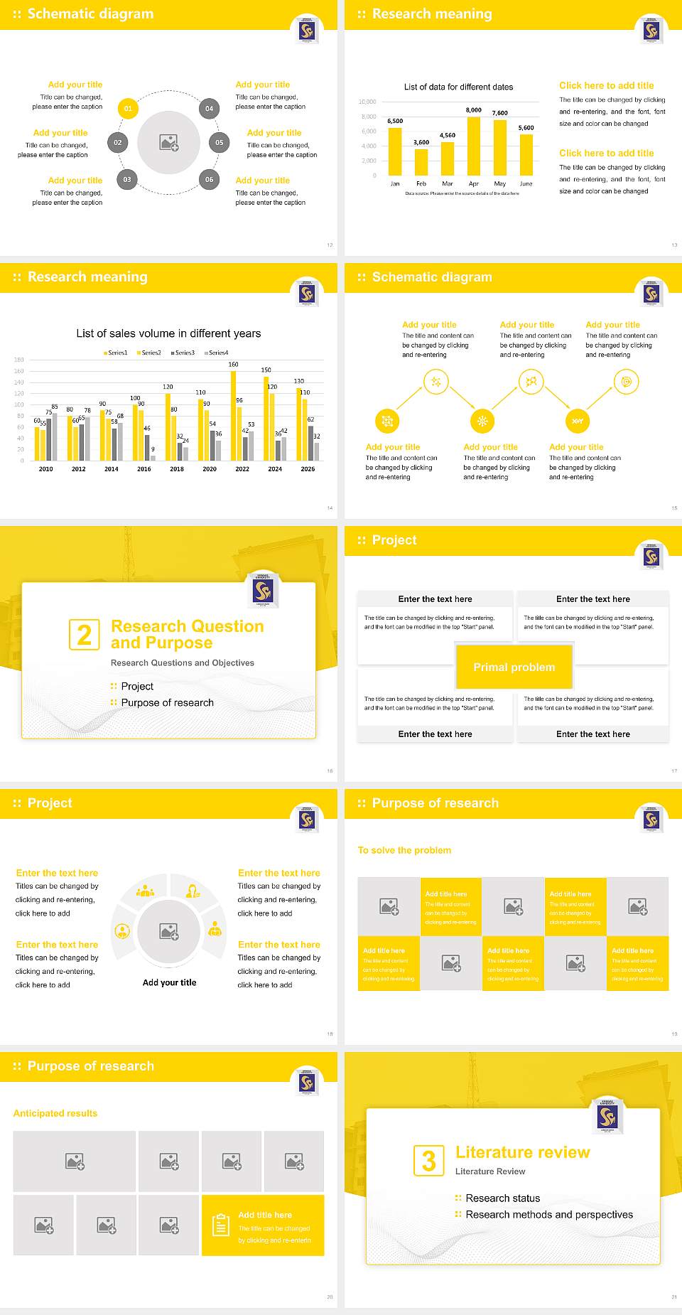 Srinivas University Graduation Thesis Defense PPT Template4:3 ratio PPT effect preview image3