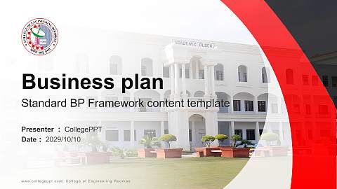 College of Engineering Roorkee Competition/Entrepreneurship Contest PPT Template