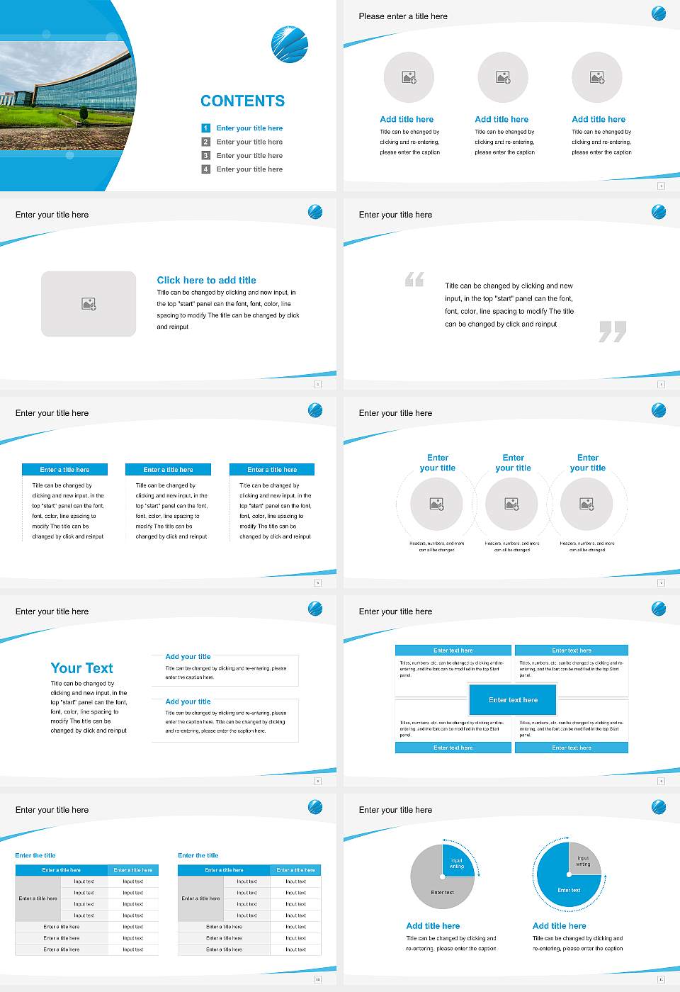 The Glocal University Course/Courseware Creation PPT Template16:9 ratio PPT effect preview image2