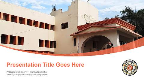 Tilka Manjhi Bhagalpur University Course/Courseware Creation PPT Template